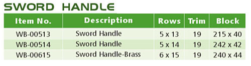 SWORD HANDLE-WB-00513 / WB-00615