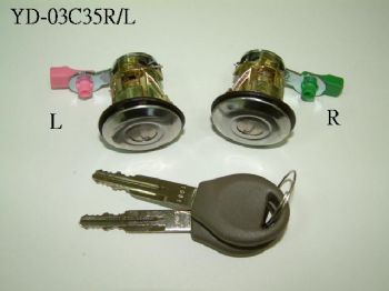 Door Lock w／Key, 1996-2002-YD-03C35R/L