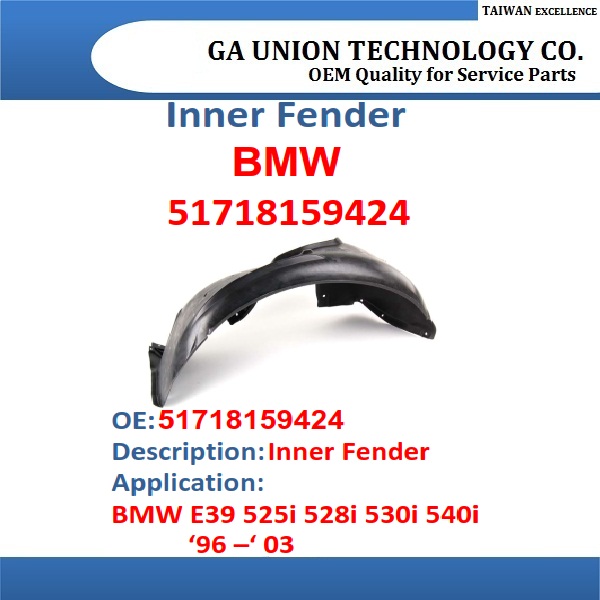 Inner fender 51718159424-51718159424
