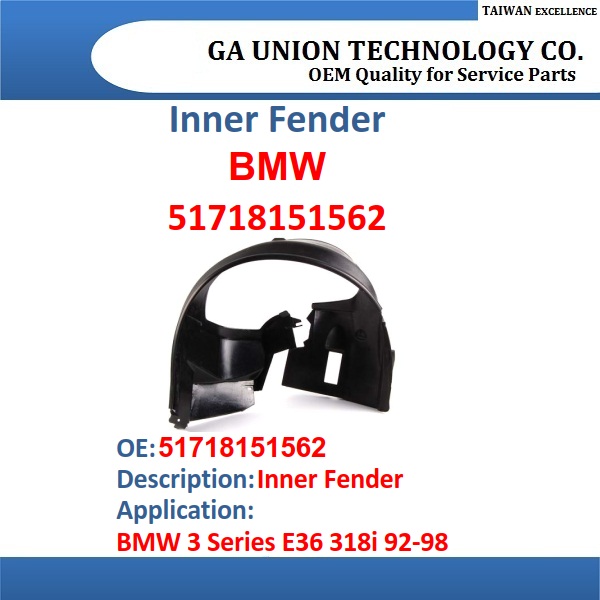 Inner fender  51718151562-51718151562