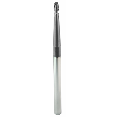 Long Taper 2 Flute Ball Nose End Mill