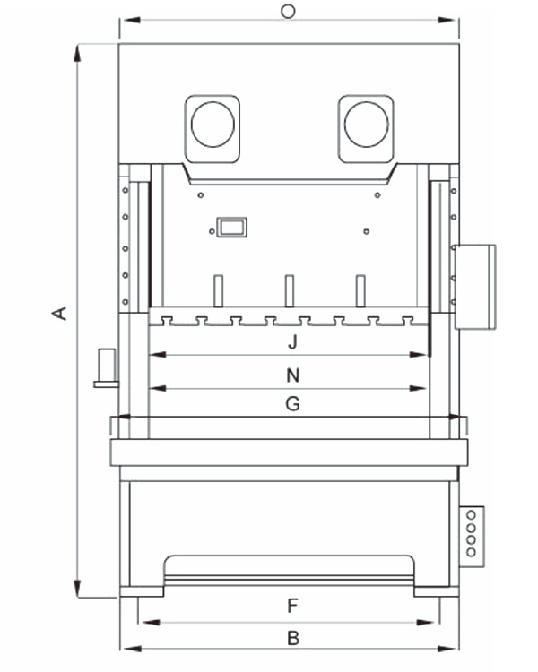 C-Frame Double Crank Precision Power Press-CDP  Series