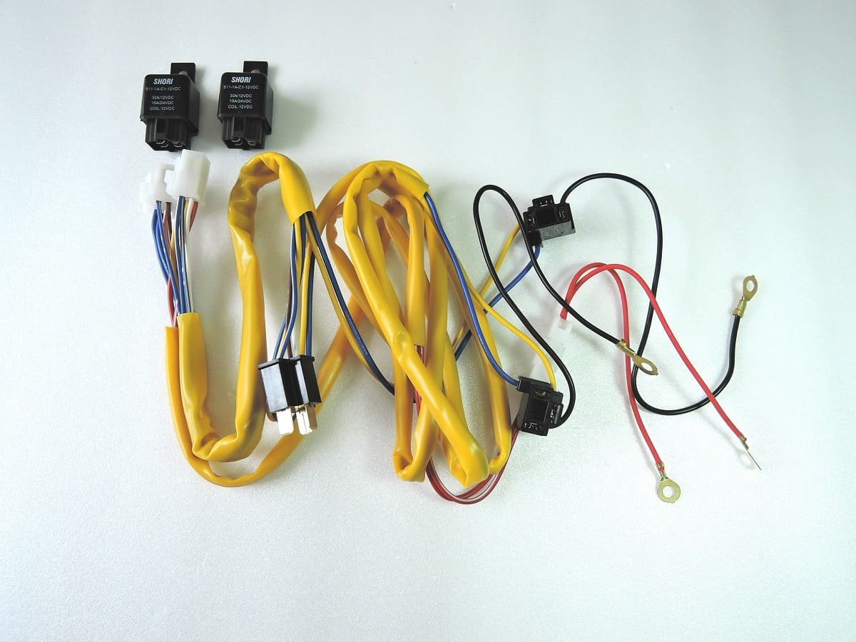 Auto wiring harness - Headlamp turn up kit H4-2