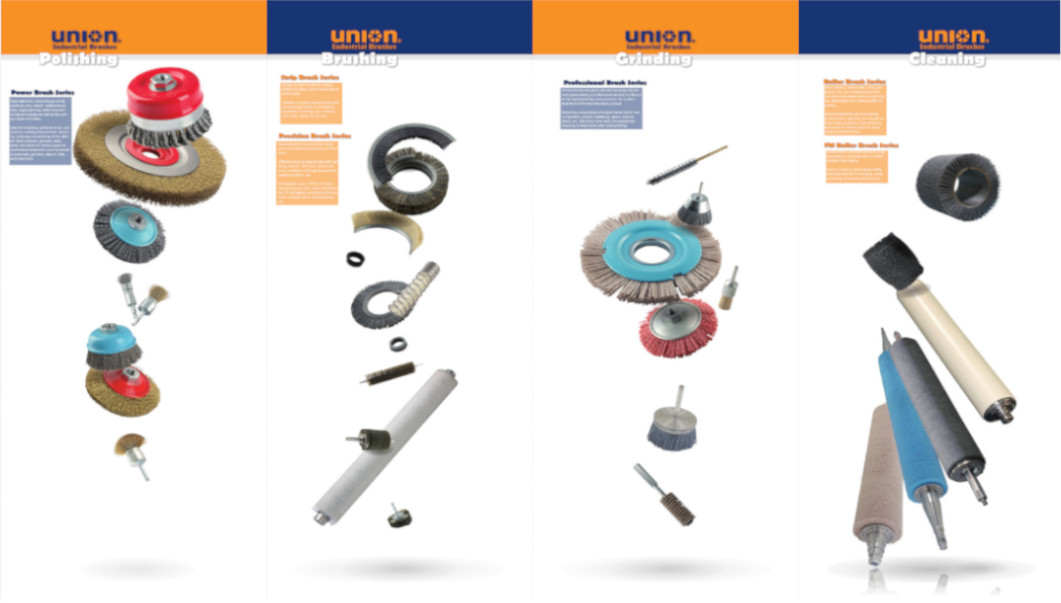 Union Industrial Brushes,Wire Brushes-Brush Series:CUSTOM-MADE DESIGN. 