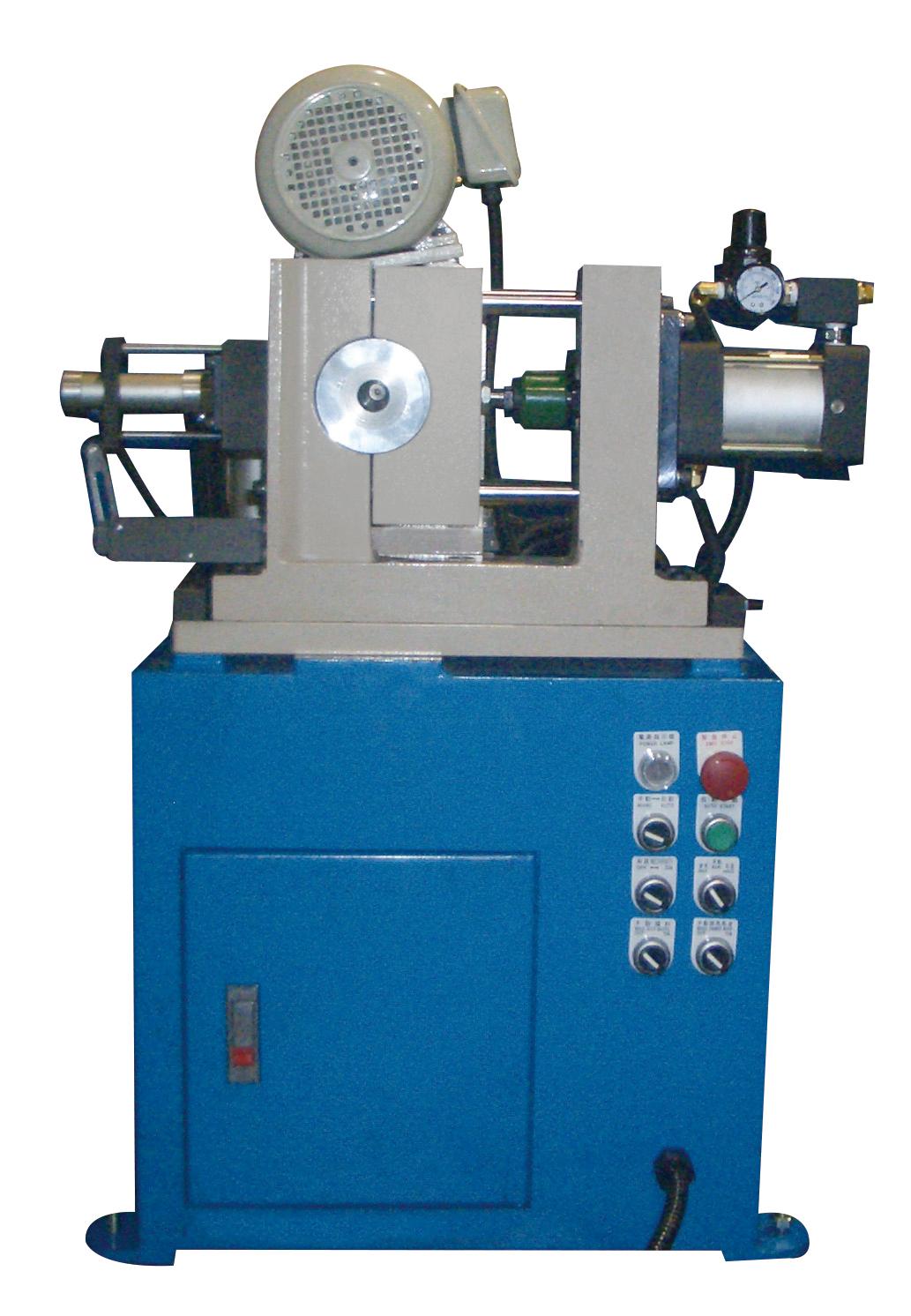 SINGLE END CHAMFERING MACHINE FOR METAL ROUND TUBE,BAR／SEMI AUTOMATIC TYPE
