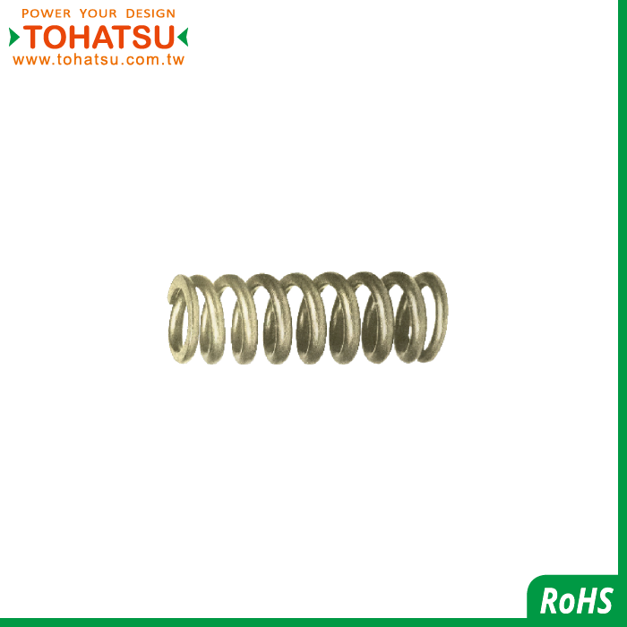 Round wire spring (Material: SUS304, compression 25%)