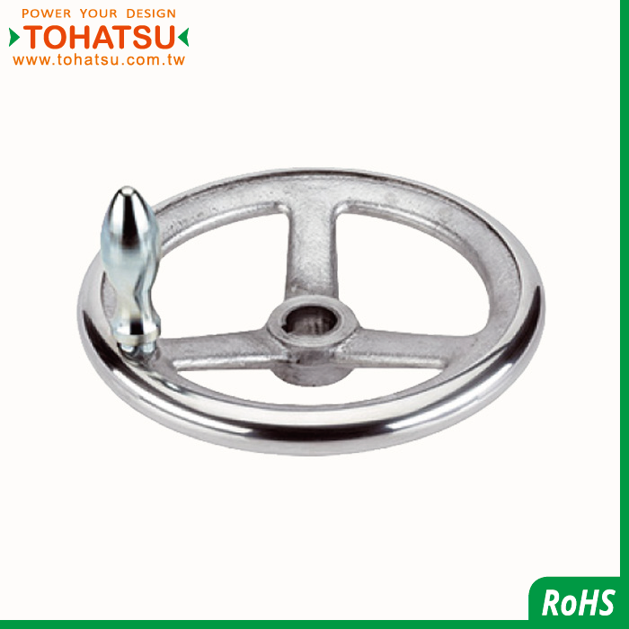 Spoke handwheel (rotary handle) (material: aluminum)-24590