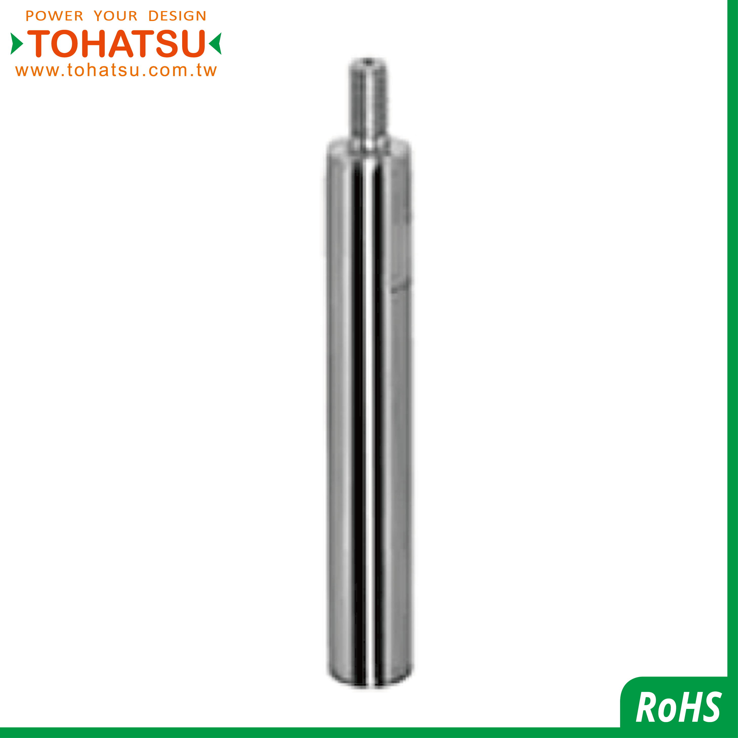Precision Linear Shafts (One End Male Thread with Wrench Flats)- GKS008 CRS.H SUSC.H