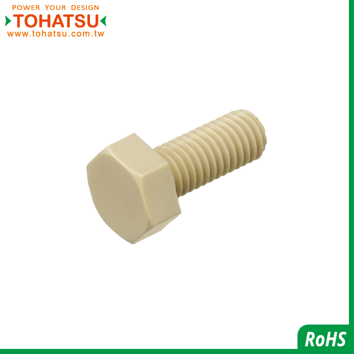 Hexagon plastic bolts (Material: PPS)