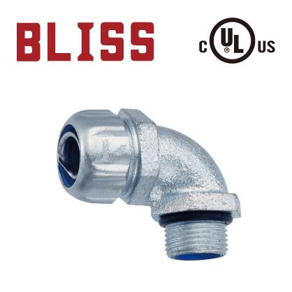 UL／cULus Liquid Tight 90° Connector - Metric Thread