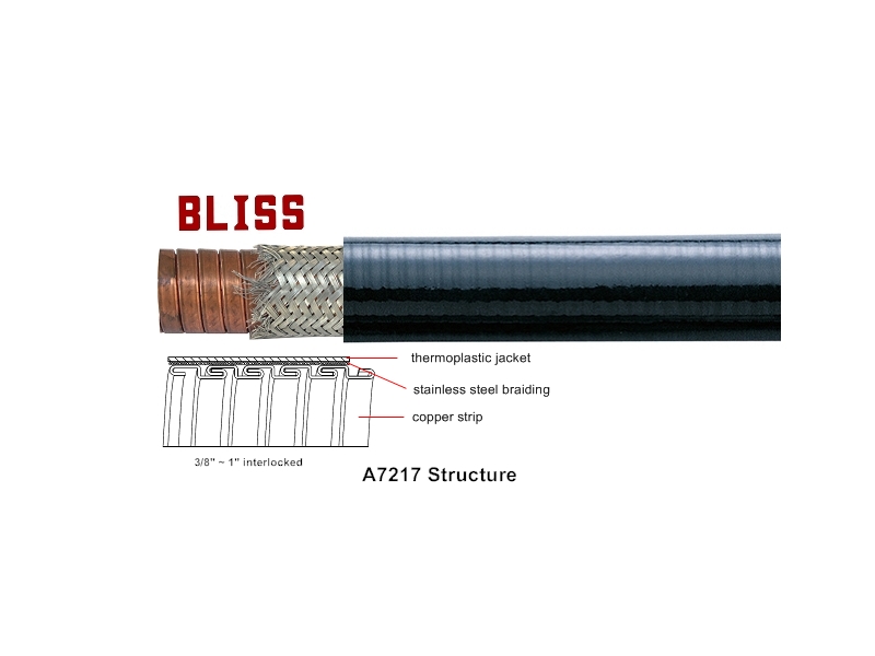防水型電磁干擾屏蔽金屬軟管(織網型)-A7217