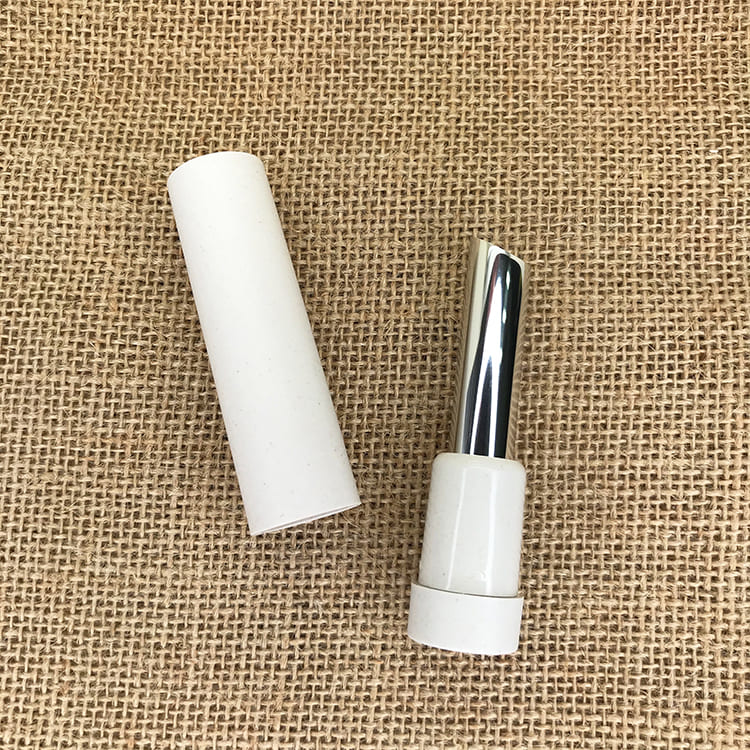 Biodegradable material empty round lipstick tube compostable packaging-LSAA01-BB