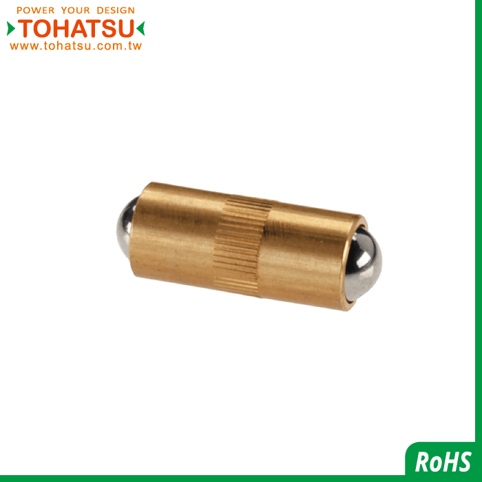 Ball plungers (Material: brass) (embedded type) (two-way)-22090