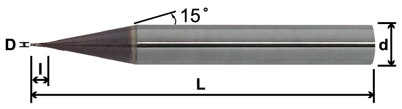MSE2 (Flat End Mill),2 Flutes Decimal Diameter-MSE2
